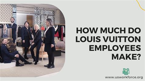 how much does louis vuitton pay employees|Louis Vuitton customer service salary.